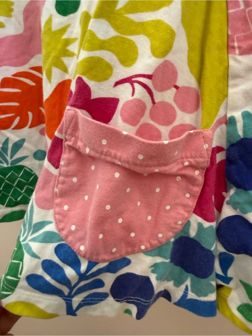 Mini Boden Girls Floral Pocket Dress - Multicolor